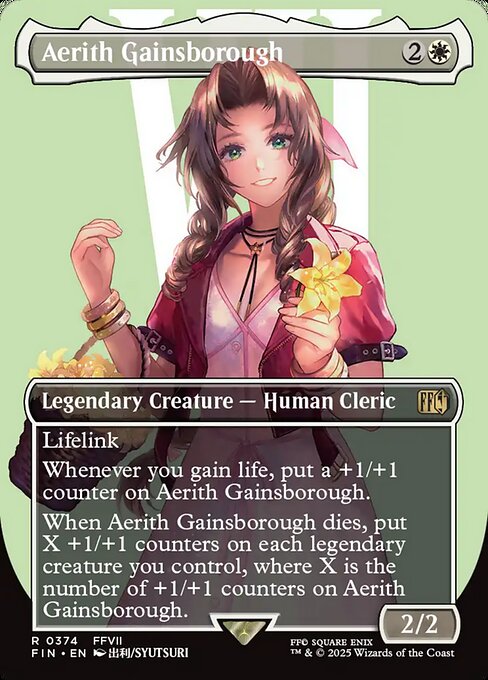 Carta Aeris Gainsborough — Final Fantasy · FIN · #374
