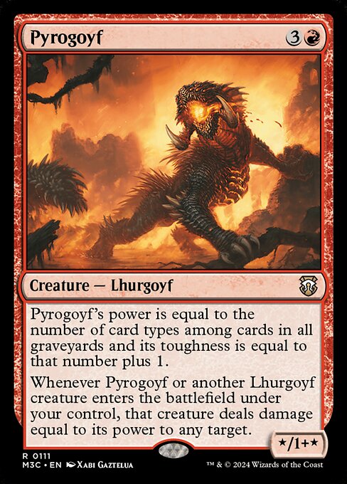 Carta Pyrogoyf — Modern Horizons 3 Commander · M3C · #111