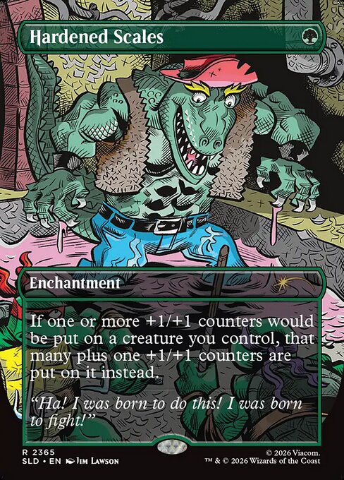 Escamas endurecidas — Secret Lair Drop