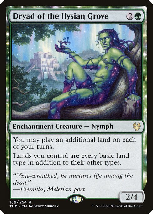 Dríada de los Bosques Ilyseos — Theros Beyond Death Promos
