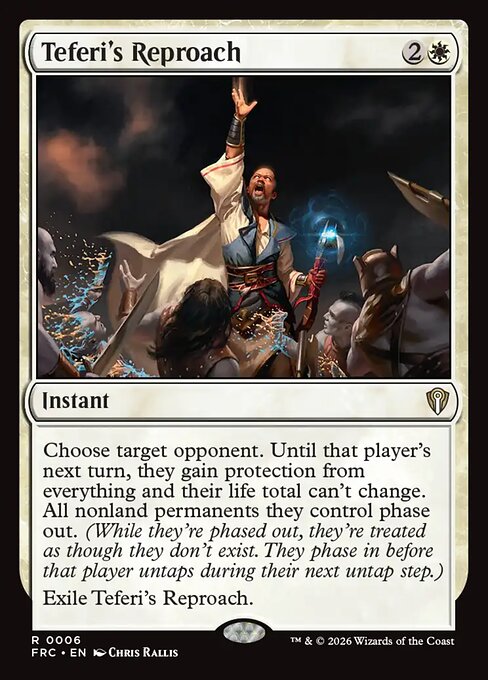 Carta Teferi's Reproach — Reality Fracture Commander · FRC · #6