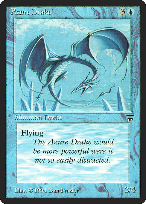 Carta Draco azur — Legends · LEG · #46