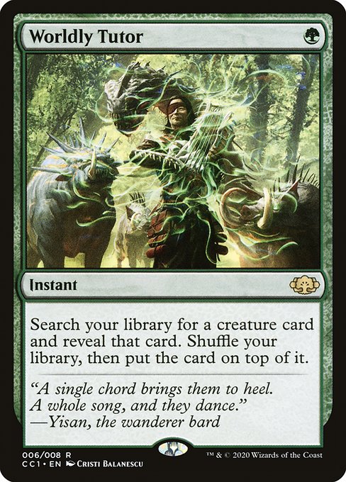 Tutor mundano — Commander Collection: Green