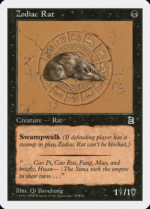 Carta Zodiac Rat — Portal Three Kingdoms · PTK · #98