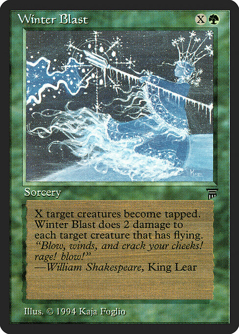 Carta Ráfaga invernal — Legends · LEG · #213