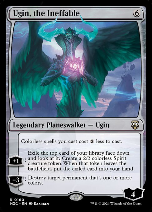 Carta Ugin, el Inefable — Modern Horizons 3 Commander · M3C · #160