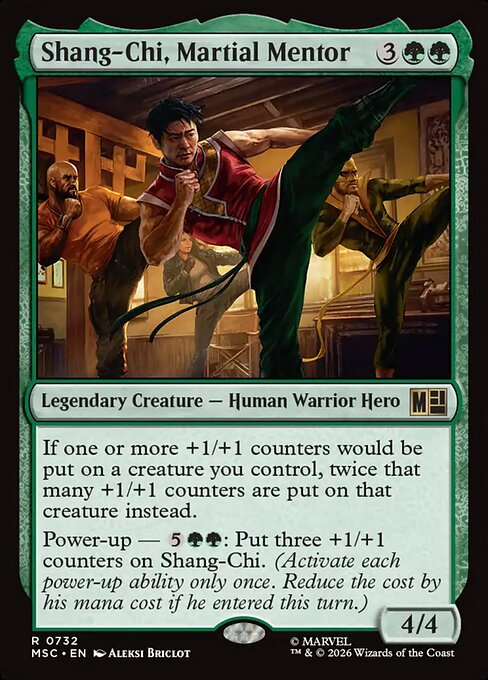 Carta Shang-Chi, Martial Mentor — Marvel Super Heroes Commander · MSC · #732