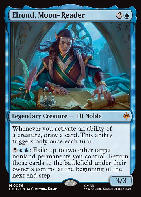 Carta Elrond, lector lunar — The Hobbit · HOB · #36