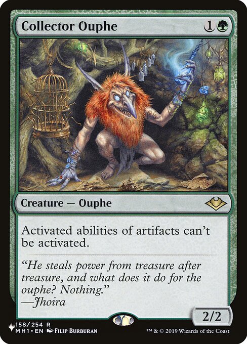 Oufé recolector — The List