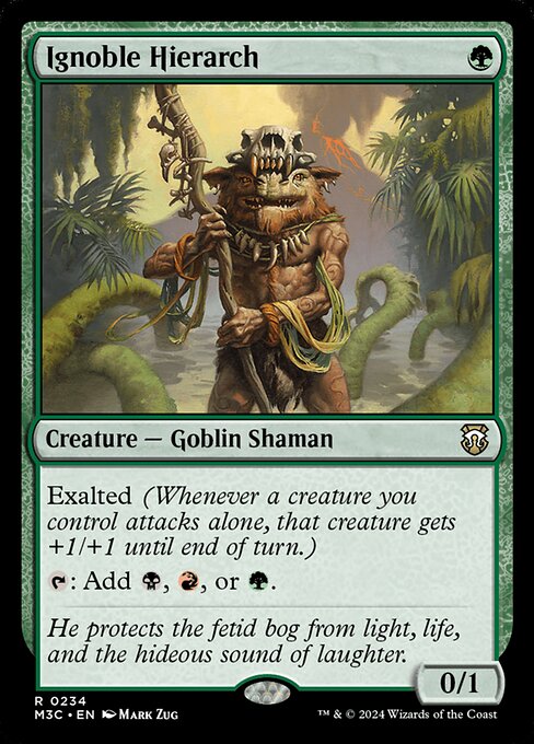 Carta Jerarca innoble — Modern Horizons 3 Commander · M3C · #234