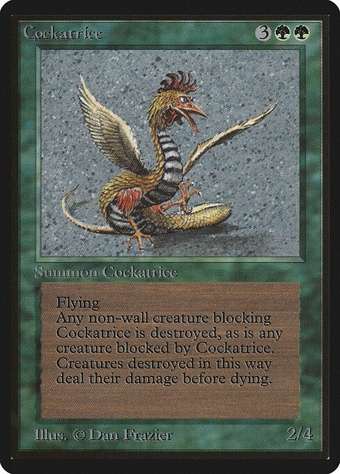 Carta Cocatriz — Limited Edition Beta · LEB · #190