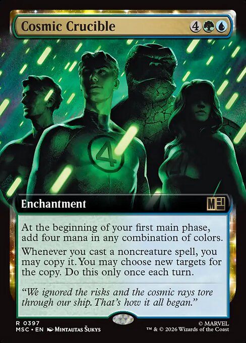 Carta Crisol cósmico — Marvel Super Heroes Commander · MSC · #397