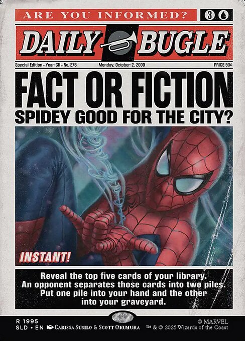 Carta Realidad o ficción — Secret Lair Drop · SLD · #1995