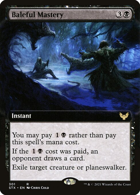Dominio siniestro — Strixhaven: School of Mages