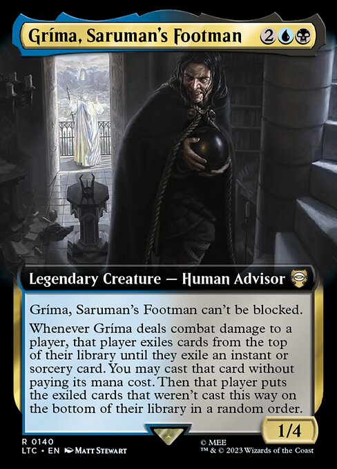 Carta Gríma, lacayo de Saruman — Tales of Middle-earth Commander · LTC · #140