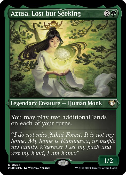 Azusa, perdida pero buscando — Commander Masters