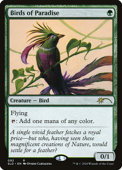 Carta Aves del paraíso — Secret Lair Drop · SLD · #92
