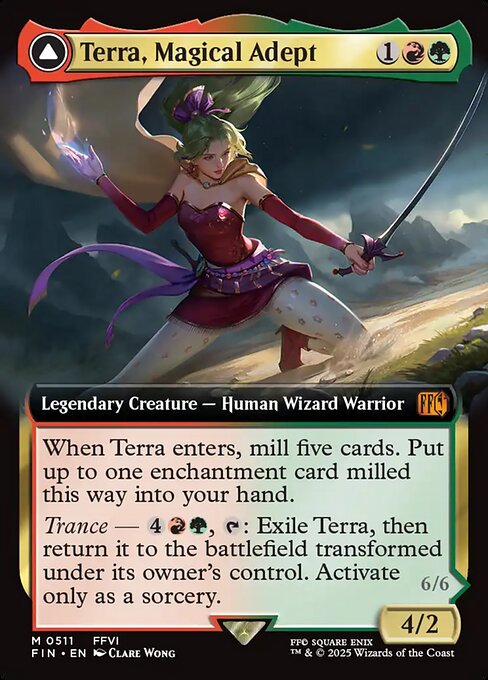 Terra, Magical Adept // Esper Terra (cara frontal)