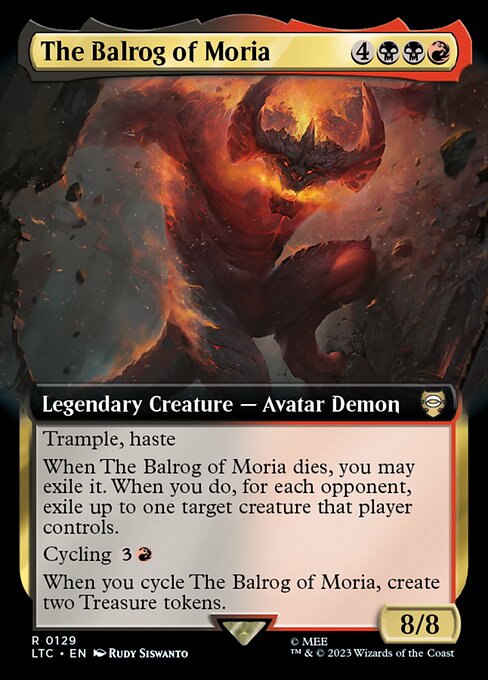 Carta El balrog de Moria — Tales of Middle-earth Commander · LTC · #129
