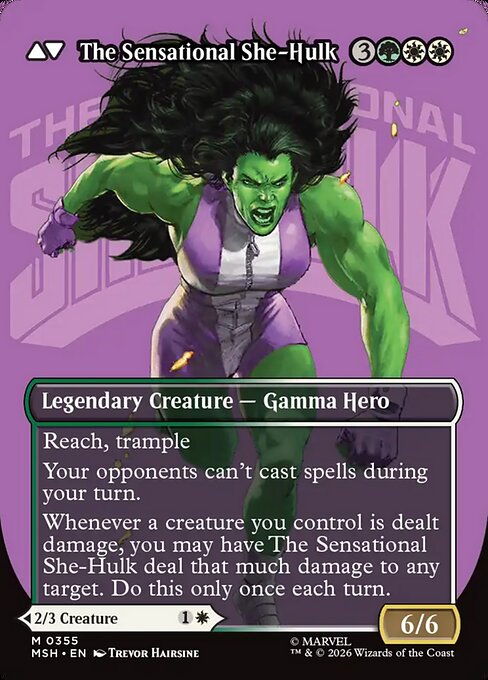 Jennifer Walters // The Sensational She-Hulk (cara trasera)