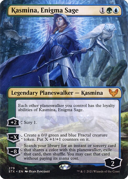 Carta Kasmina, Enigma Sage — Strixhaven: School of Mages · STX · #279