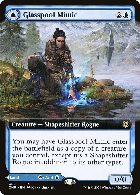 Glasspool Mimic // Glasspool Shore — Zendikar Rising