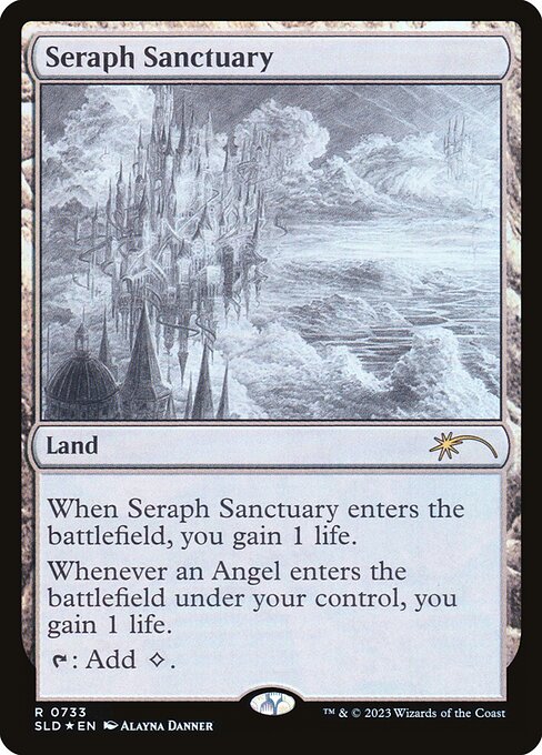 Carta Santuario de serafines — Secret Lair Drop · SLD · #733