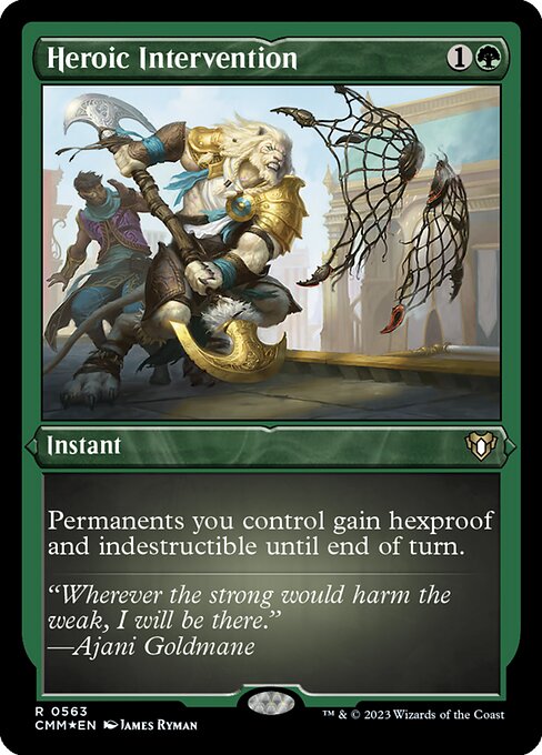 Intervención heroica — Commander Masters