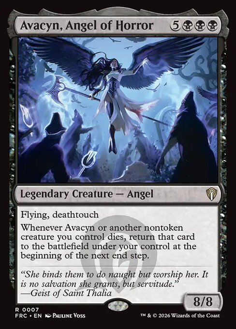Carta Avacyn, Angel of Horror — Reality Fracture Commander · FRC · #7