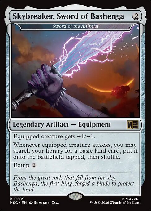 Espada de la animista — Marvel Super Heroes Commander