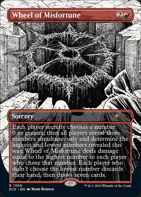 Carta Rueda de la desgracia — Secret Lair Drop · SLD · #1300