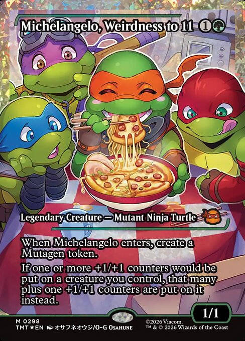 Michelangelo, friqui total — Teenage Mutant Ninja Turtles