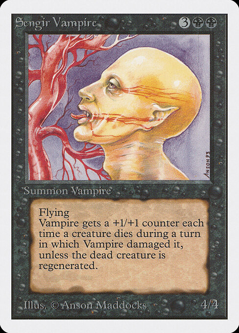 Carta Vampiro de Sengir — Unlimited Edition · 2ED · #128