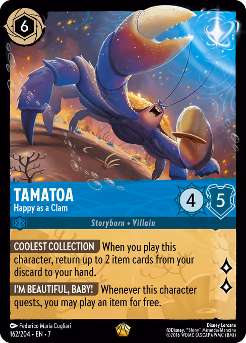 Tamatoa — Happy as a Clam