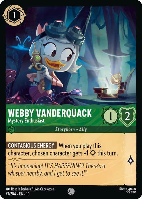 Webby Vanderquack — Mystery Enthusiast
