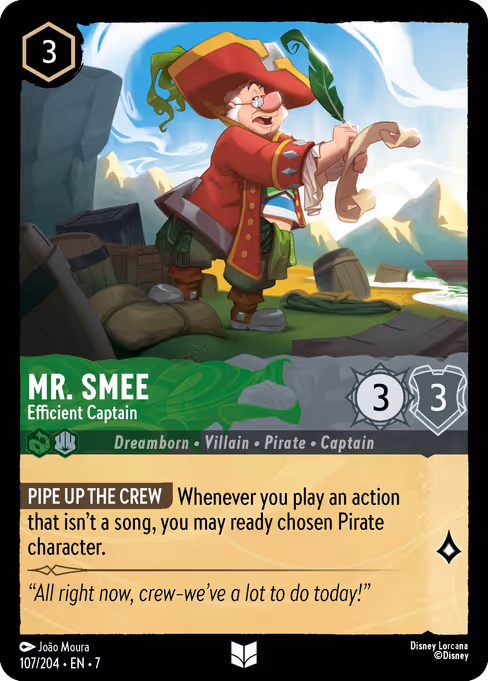 Mr. Smee — Efficient Captain