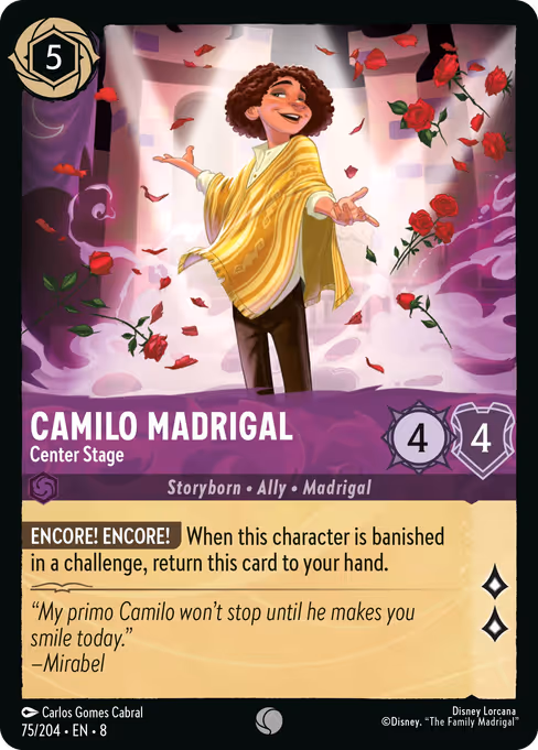 Camilo Madrigal — Center Stage