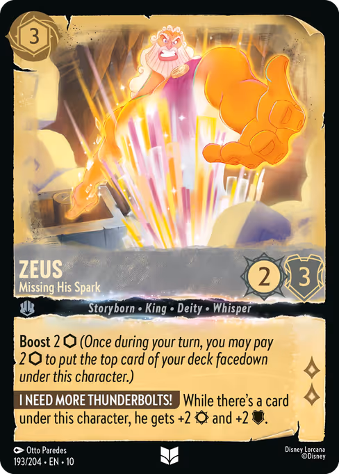 Zeus — Missing His Spark