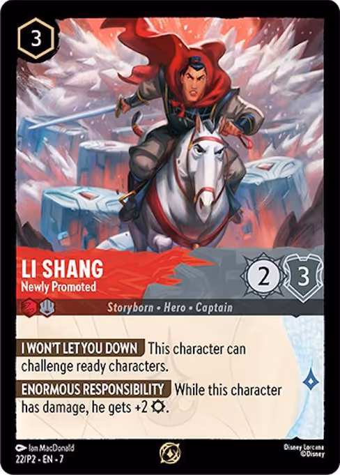 Li Shang — Newly Promoted