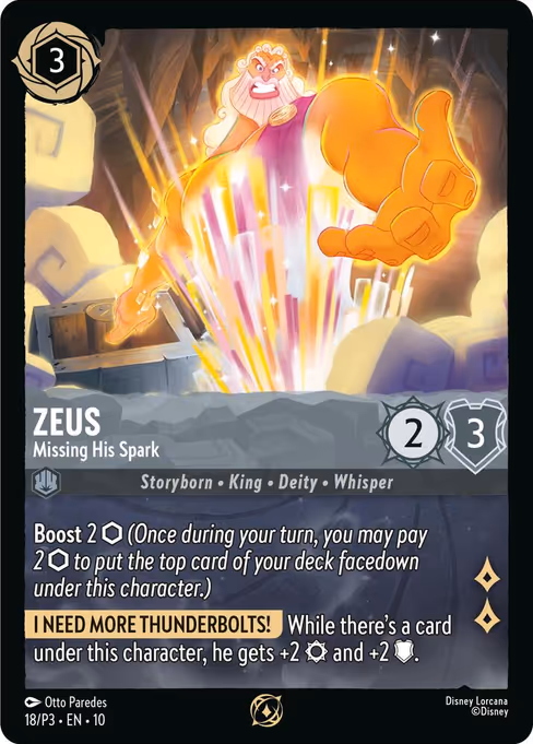 Zeus — Missing His Spark