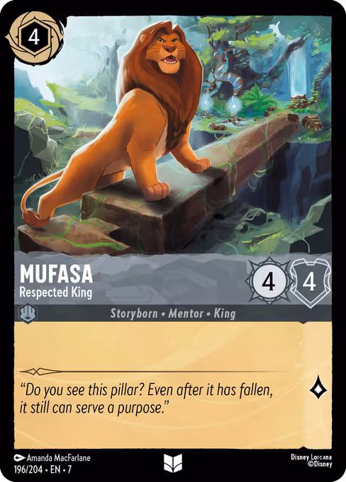 Mufasa — Respected King