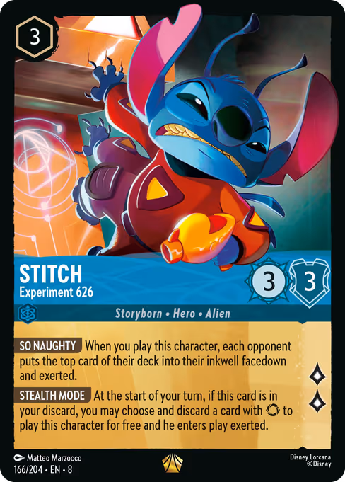 Stitch — Experiment 626