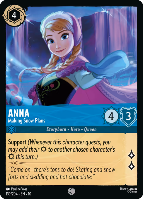 Anna — Making Snow Plans