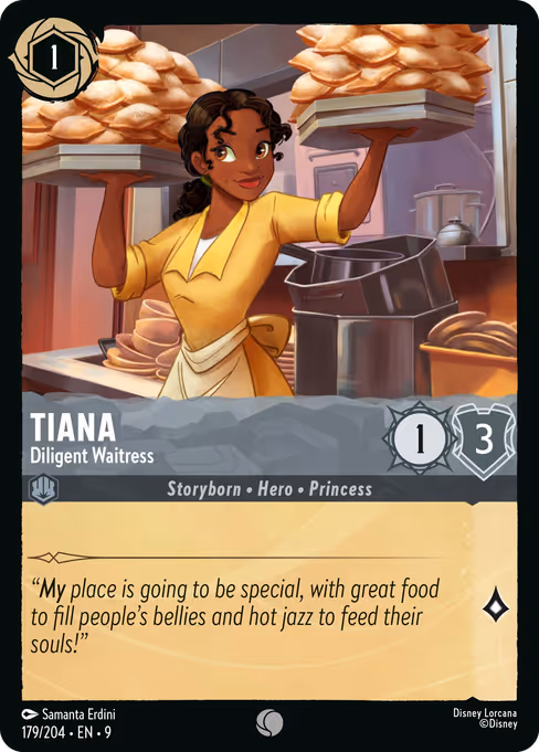 Tiana — Diligent Waitress