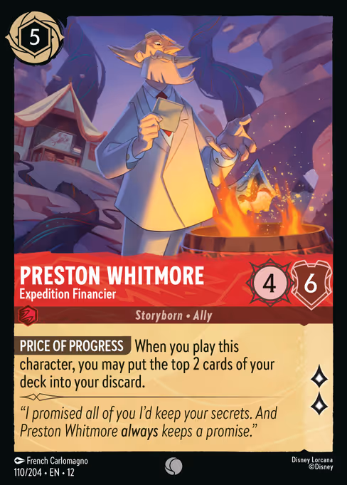 Preston Whitmore — Expedition Financier