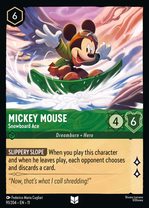 Mickey Mouse — Snowboard Ace