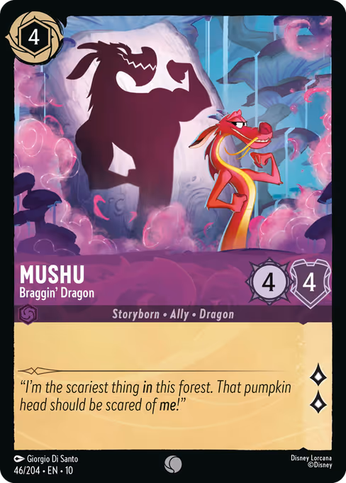 Mushu — Braggin' Dragon