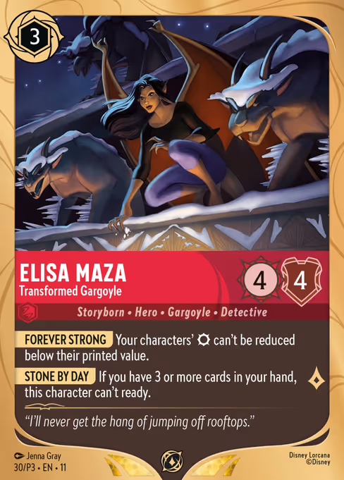 Elisa Maza — Transformed Gargoyle