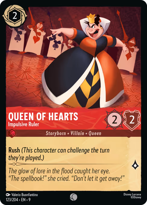 Queen of Hearts — Impulsive Ruler