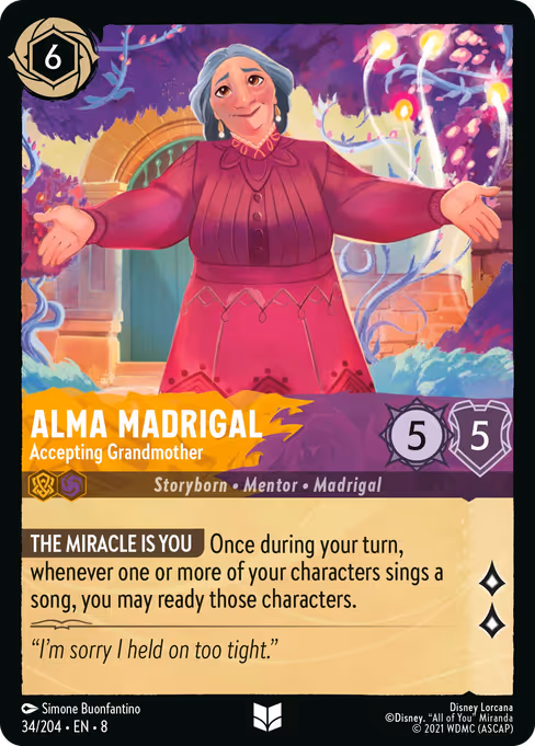 Alma Madrigal — Accepting Grandmother